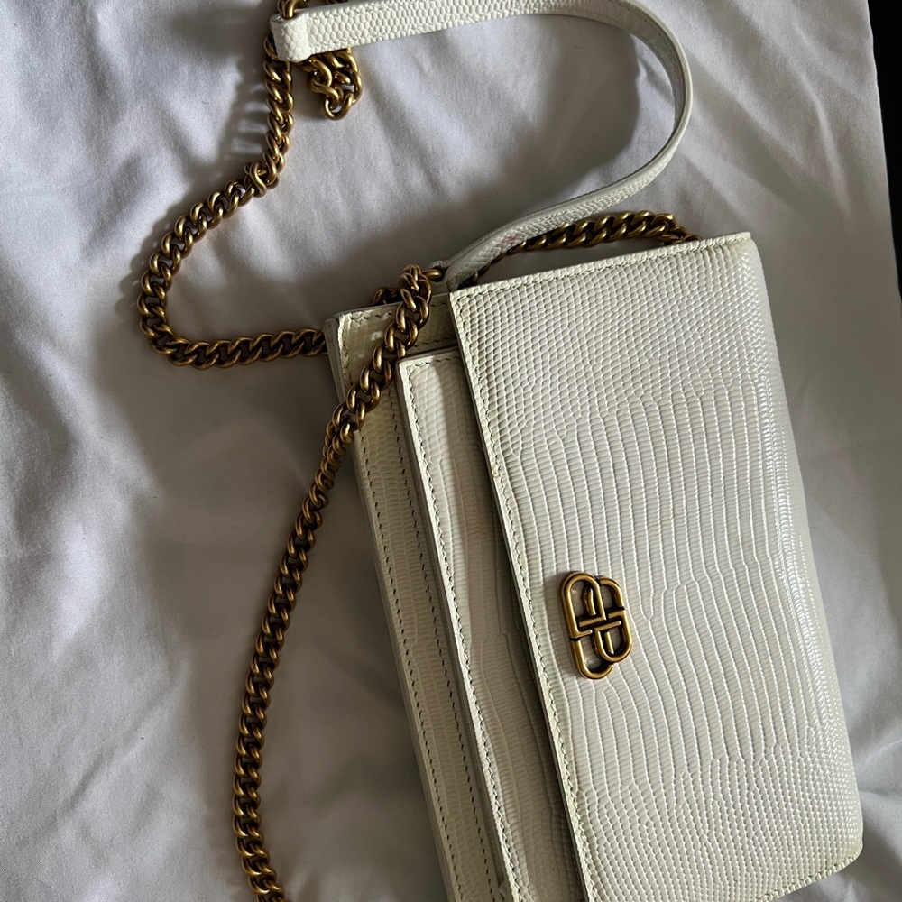Balenciaga lizard skin small bag